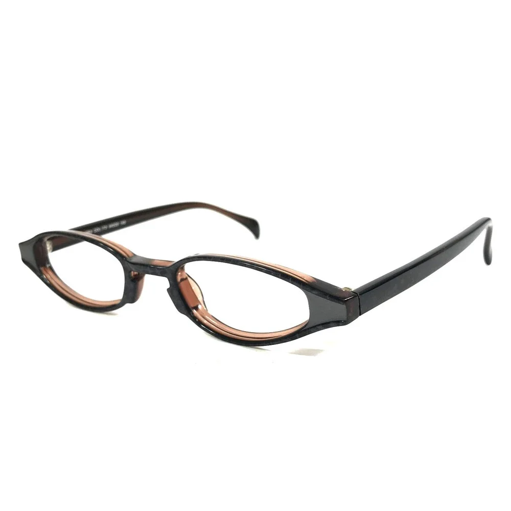 ogi Petite Eyeglasses Frames MOD. A7053 COL. 172 Brown Gray Oval 44-20-140